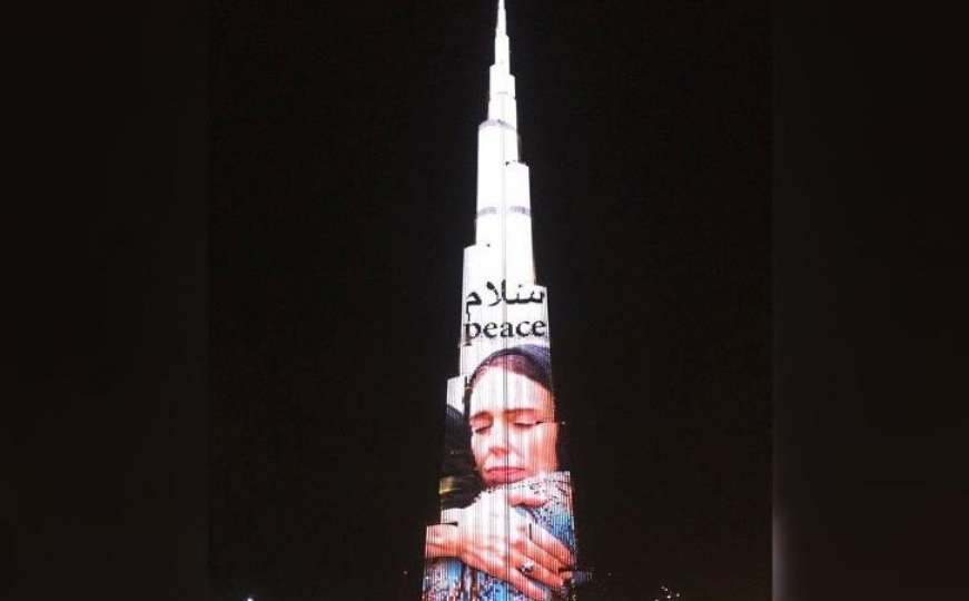 Slika Jacinde Ardern na Burj Khalifi: Hvala na svemu